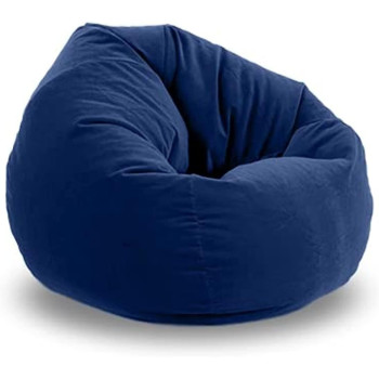 Bean Bag Soft And Comfortable Lounger Chair Living Room Furniture And Outdoor Furniture,Navy Blue