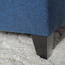 Christopher Knight Home Ottilie Fabric Storage Ottoman, Dark Blue, 17.75D X 51.5W X 15.75H Inch