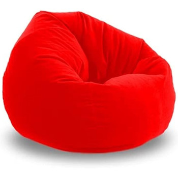 BigMini Rentals Bean Bag Soft And Comfortable Lounger Chair Living Room Furniture And Outdoor Furniture,Red
