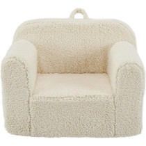 Ulax Furniture Kids Armchair Toddler Couch Baby Sofa Chair With Sherpa Fabric For Boys And Girls (Beige)