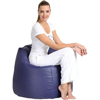 COMFY PVC Leather Large Bean Bag- Royal Blue