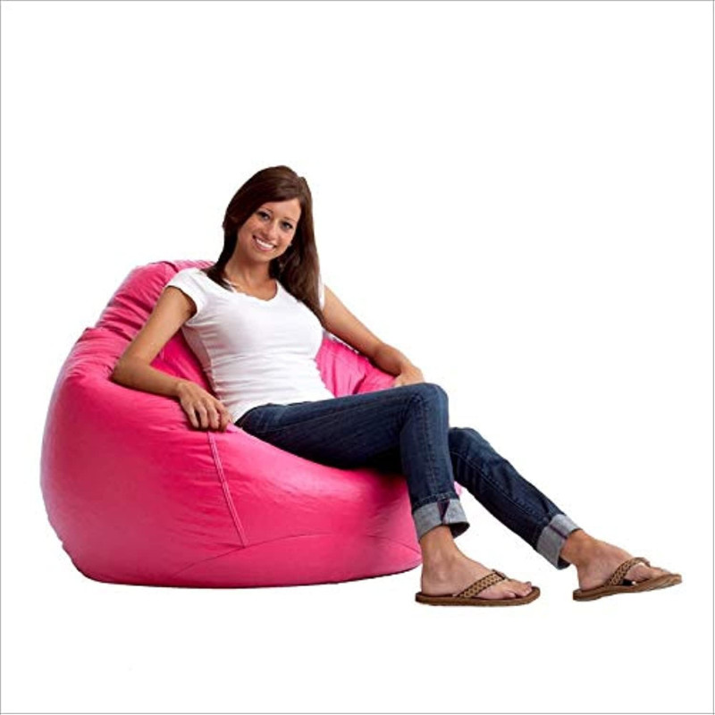 COMFY PVC Large Adult Bean Bag- Pink