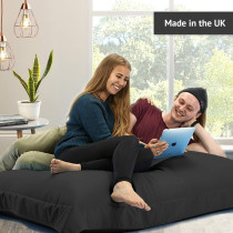 Beautiful Beanbags X-L Funky Bean Bags, Great For Indoors Or Outdoors (Black)