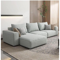 Modern Modular L-Shape Sofa (Lime Green)
