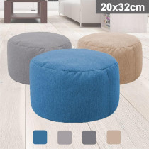 Albiva Lazy Sofa Solid Colour Chair Cover Beanbag Sofas Without Filler Small Round Lazy Beanbag Sofa Cover Waterproof Stuffed Storage Toy Bean Bag (Colour : Dark Grey)