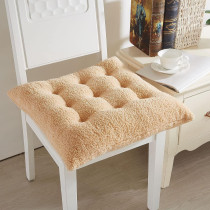 Cashmere Plush Chair Seat Cushion Fluffy Chair Pad Soft Plush Seat Pillow Home Office Floor Pillow Sofa No Slip Sofa Chair Pads Chair Cushion Comfort Armchair Car Seat Cushion Pain Relief Cushion