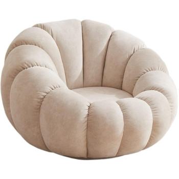 Masme Dorm Chair Sofa Pumpkin Chair Bedroom Single Back Balcony Leisure Recliner Sofa