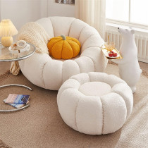 Masme Dorm Chair Sofa Pumpkin Chair Bedroom Single Back Balcony Leisure Recliner Sofa