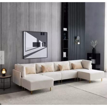 U Shape Luxury Sofa Set Modern Design Furniture Sectional Couch Living Room Sofa