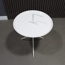 Modern Style Iron Frame Round Living Room Furniture Side Table