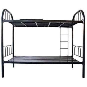 Galaxy Design Steel Bunk Bed Double Layer Black Colour (Without Mattress)