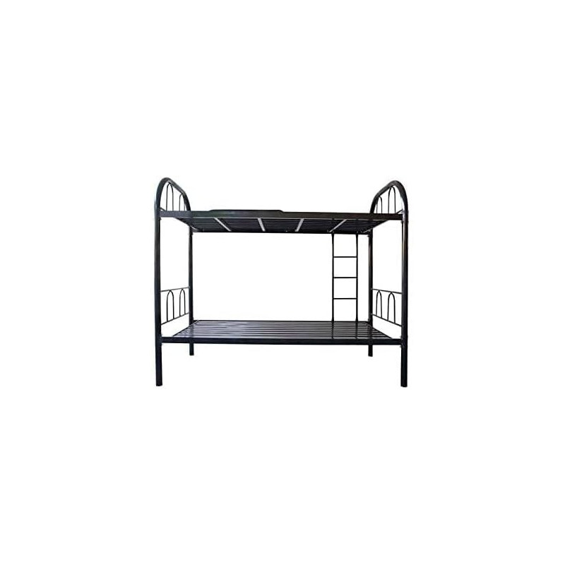 Galaxy Design Steel Bunk Bed Double Layer Black Colour (Without Mattress)