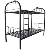 Galaxy Design Steel Bunk Bed Double Layer Black Colour (Without Mattress)