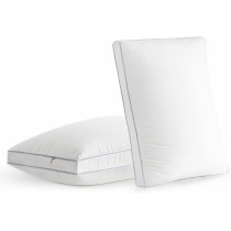 Bed Pillows For Sleeping, Standard Size Cooling Pillows Set Of 2, Hotel Collection Sleeping Pillow, Soft And Supportive Gusseted Pillows For Side, Back And Stomach Sleepers