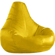 BigMini Rentals Bean Bag Soft And Comfortable Lounger Chair Living Room Furniture And Outdoor Furniture,Tear Drop Model Yellow Colour