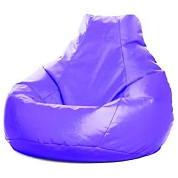 BigMini Rentals Bean Bag Soft And Comfortable Leather Lounger Chair Living Room Furniture And Outdoor Furniture,Purple
