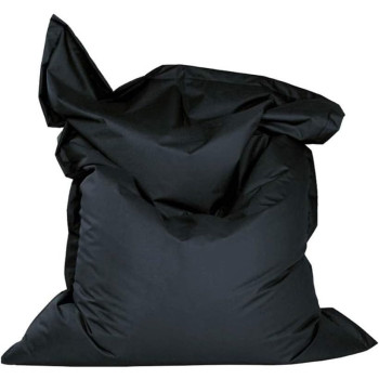 JJZXD Square Sofa Cover Chairs Without Filler Waterproof Lounger Seat Bean Bag Puff Couch Tatami Living Room Furniture (Colour : Black)