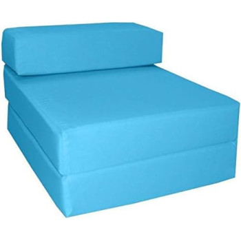 Black Stallion Zena Single Sofa, Fold Out Bed, Z Sofa Cum Bed - Single Blue