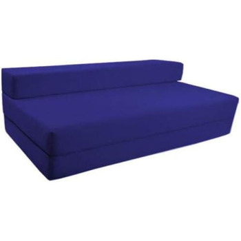 Zena Black Stallion 3-Seater Sofa, Fold Out Bed, Z Sofa Cum Bed - Queen Size