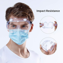 WSGG Medical Goggles, Fda Registered, Safety Goggles, Fit Over Glasses, Anti-Fog, Anti-Splash (1 Pack)