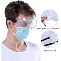 WSGG Medical Goggles, Fda Registered, Safety Goggles, Fit Over Glasses, Anti-Fog, Anti-Splash (1 Pack)