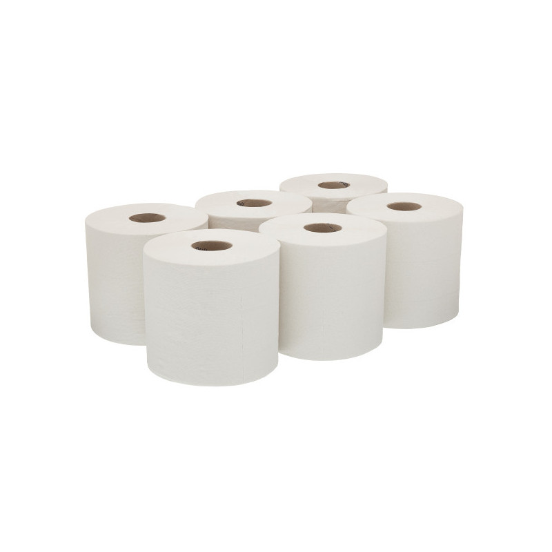 Maxi Roll 2 ply Embossed 1 pack x 6 Rolls 550gm