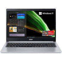 Acer Aspire 5 A515 Notebook with Ryzen 5 5500U Hexa-Core Upto 4.0GHz/8GB DDR4 RAM/256GB SSD Storage, Pure Silver