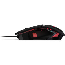 Acer Nitro Gaming Mouse - Customizable Weight to Maximize Your Gameplay, 8 Buttons and 6 Adjustable DPI Lighting, Black (NMW810)
