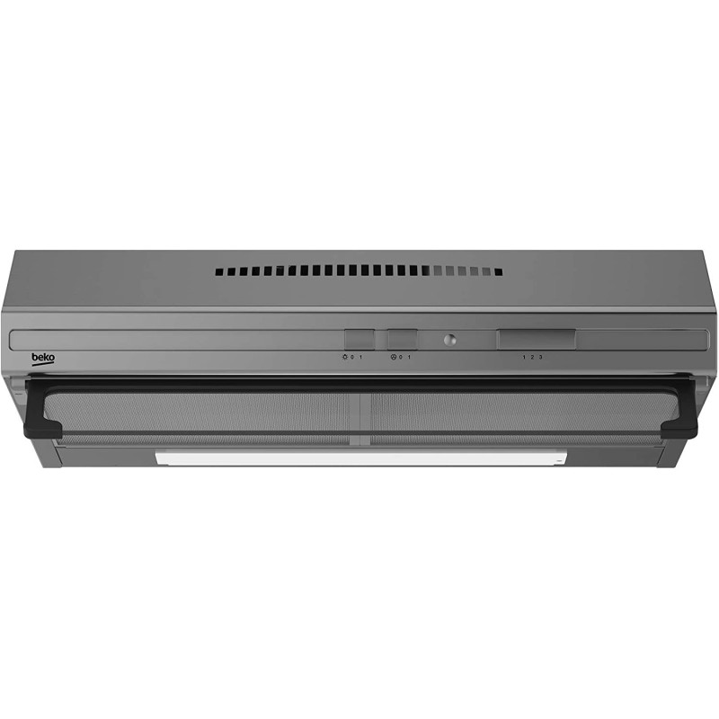 Beko CFB6433XH 60cm Ventilation Hood, 450 M3/H Capacity, "Min 1 Year Manufacturer Warranty"