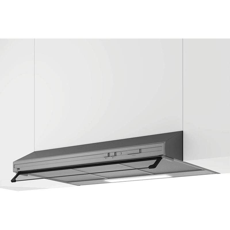 Beko CFB9433XH, 90cm Ventilation Hood, 450 m3/h capacity,Ducted or re-circulated usage"Min 1 year manufacturer warranty"