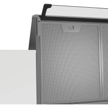 Beko CFB9433XH, 90cm Ventilation Hood, 450 m3/h capacity,Ducted or re-circulated usage"Min 1 year manufacturer warranty"