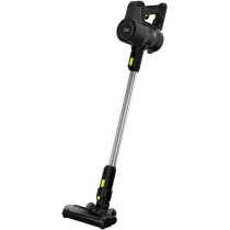 Beko VRT 51225 VB Cordless Vacuum Cleaner , 150 Watts DC Motor , 550 ML Dust-Bin Capacity , Electrical Turbo Brush with LED Light , 2 Suction Mode , Pet Brush - Black