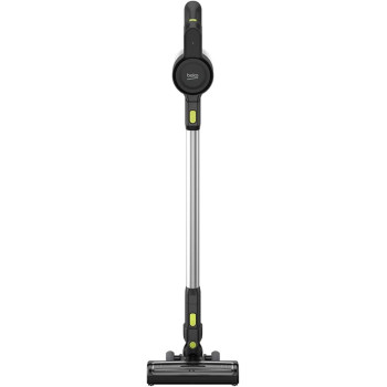 Beko VRT 51225 VB Cordless Vacuum Cleaner , 150 Watts DC Motor , 550 ML Dust-Bin Capacity , Electrical Turbo Brush with LED Light , 2 Suction Mode , Pet Brush - Black