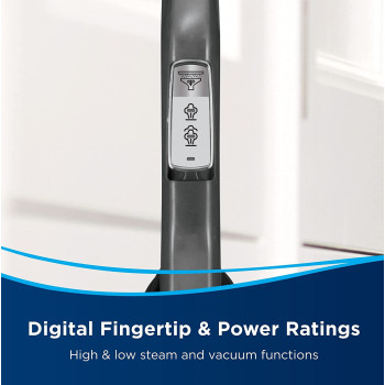 Bissell , All-in-One Vacuum & Steam Cleaner (1977E), Safe and Easy Bissell Cleaner, Steam on Demand, Cleans Across All Sealed Hard Floors-2 years manufacturing warranty