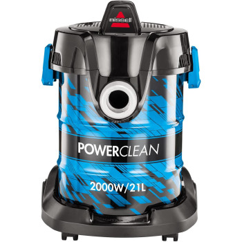 Bissell , Powerclean Drum Vacuum Cleaner 21L (2027E) Blue-2 Years Manufacturing Warranty