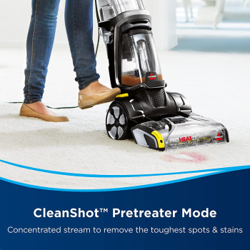 Bissell Pro Heat 2X Revolution Clean Shot Carpet Cleaner(2066E), 2 years manufacturing warranty
