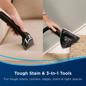 Bissell Pro Heat 2X Revolution Clean Shot Carpet Cleaner(2066E), 2 years manufacturing warranty