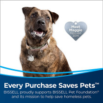 Bissell 24613 Pet Hair Eraser Turbo Plus Lightweight Vacuum, Tangle-Free Brush Roll, Powerful Pet Hair Pick-up, SmartSeal Allergen System, Specialized Pet Tools, Easy Empty