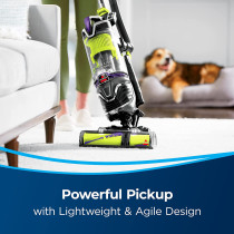 Bissell 24613 Pet Hair Eraser Turbo Plus Lightweight Vacuum, Tangle-Free Brush Roll, Powerful Pet Hair Pick-up, SmartSeal Allergen System, Specialized Pet Tools, Easy Empty