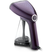 Black & Decker Portable Garment Steamer With Universal Bottle Adaptor 1500W Dark Purple HST1500-B5 2 Years Warranty