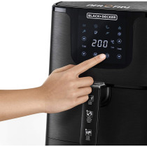 Black + Decker XL Digital Air Fryer 1700W, 7.5L Capacity, 360deg Rapid Air Convection Tech, AF700-B5, 2 Years Warranty