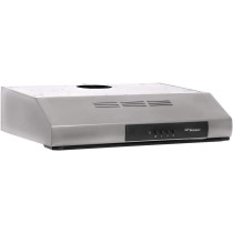 Bompani H1160ST 40 W Wall Mounted Hood Range Hood, 60 cm Size, Silver