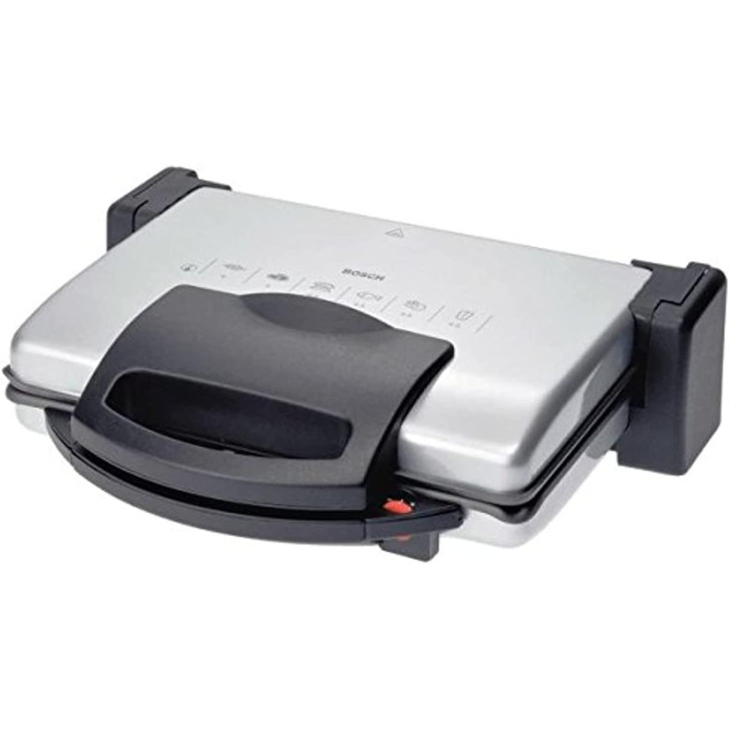 Bosch Contact Grill, 1800 Watt, Silver, TFB3302GB, Min 1 year manufacturer warranty