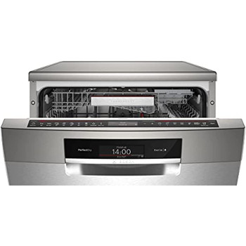 Bosch Free Standing Dishwasher -Sms8Zdi48M with Finish Powerball Ultimate All in One Dishwasher Tablets, Lemon Sparkle, 48 Tabs