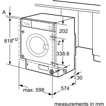 Bosch Serie , 6 Automatic Washing Machine, Fully Integrated, Wiw24560Gc"Min 1 year manufacturer warranty"