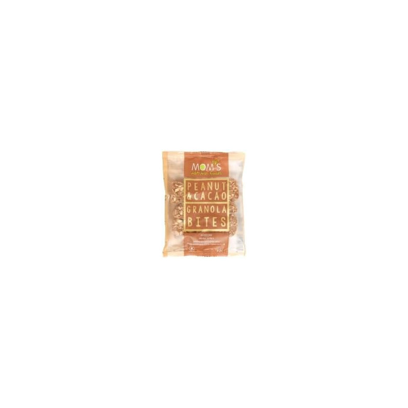 Mom's Natural Foods Peanut & Cocao Granola Bites 50g
