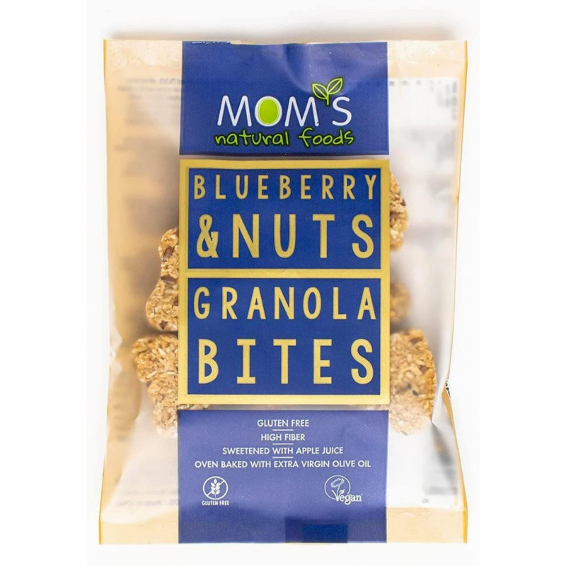 Mom'S Natural Food - Blueberry & Nuts Granola Bites