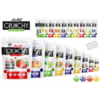 Bonaf Freeze Dried Grape (Seedless), Authentic Uzbek Fruit, Delicious And Crunchy Snack, 100% Natural (40 Gram)