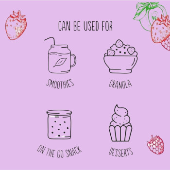 Bonaf Freeze Dried Grape (Seedless), Authentic Uzbek Fruit, Delicious And Crunchy Snack, 100% Natural (40 Gram)