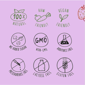 Bonaf Freeze Dried Grape (Seedless), Authentic Uzbek Fruit, Delicious And Crunchy Snack, 100% Natural (40 Gram)